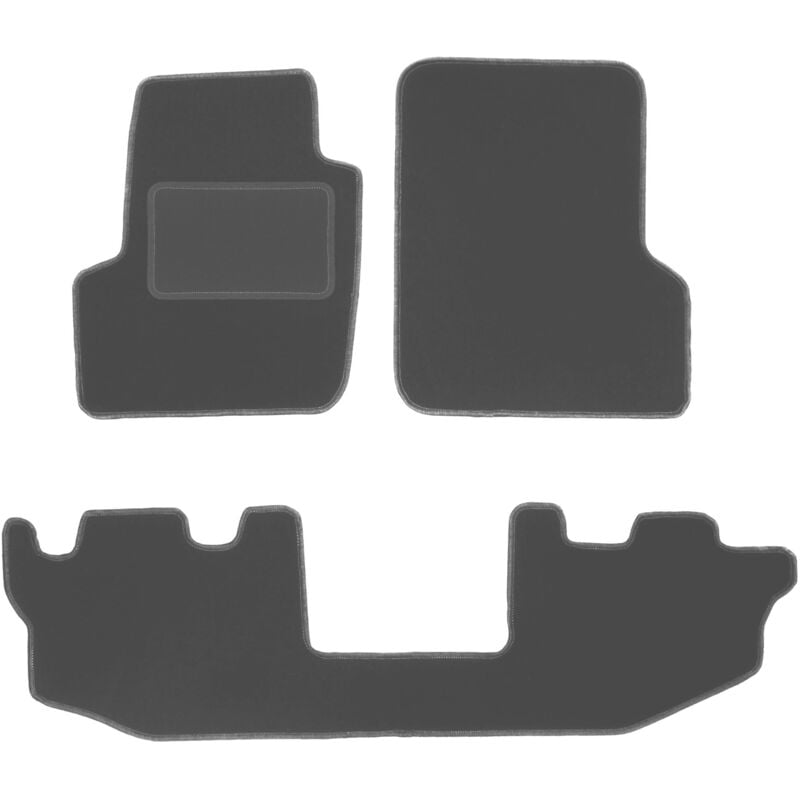 Tapis de sol en graphite pour Jeep Wrangler TJ SUV (1996-2006)