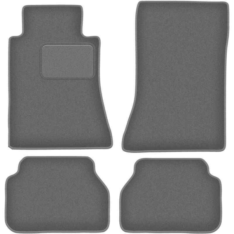 Tapis de sol en graphite pour Mercedes E W124 coupé (1984-1997)