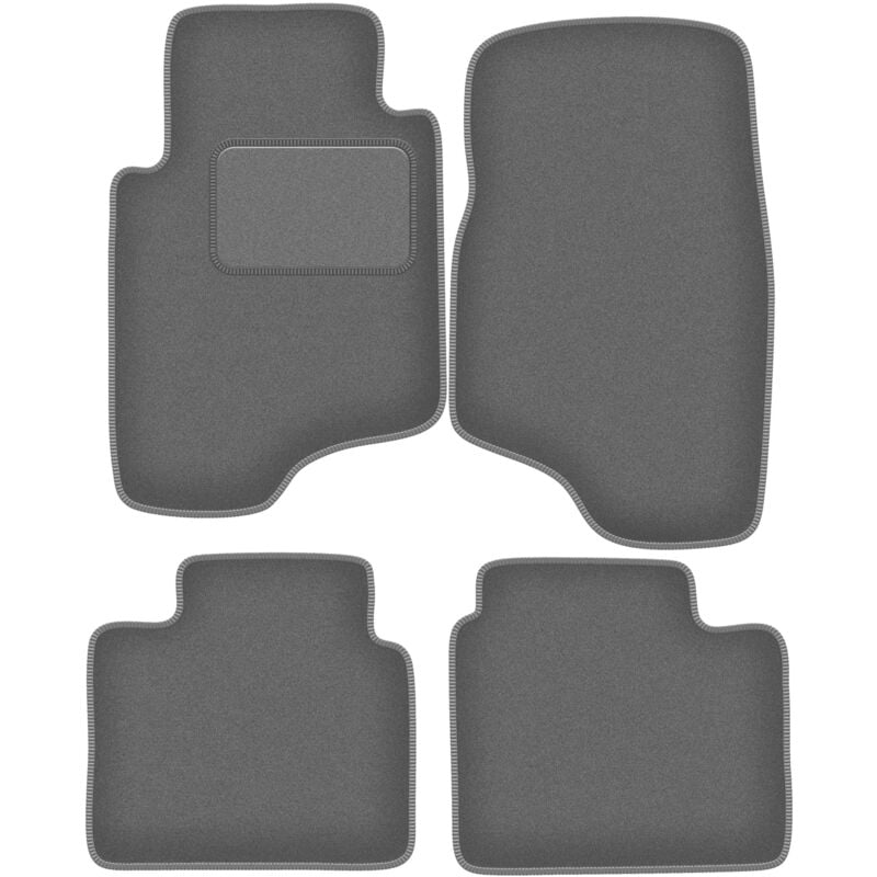 Tapis de sol en graphite pour Mitsubishi Pajero II tout-terrain (1991-1999)