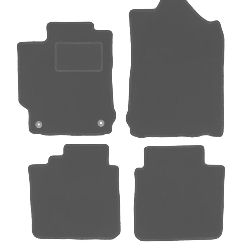 Tapis de sol en graphite pour Toyota Camry VIII XV50 berline (2011-2018)