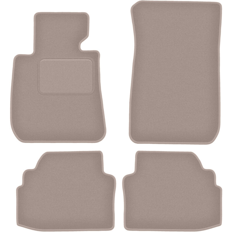 Tapis de sol en velours beige pour : BMW 3 E92 coupé (2004-2011)