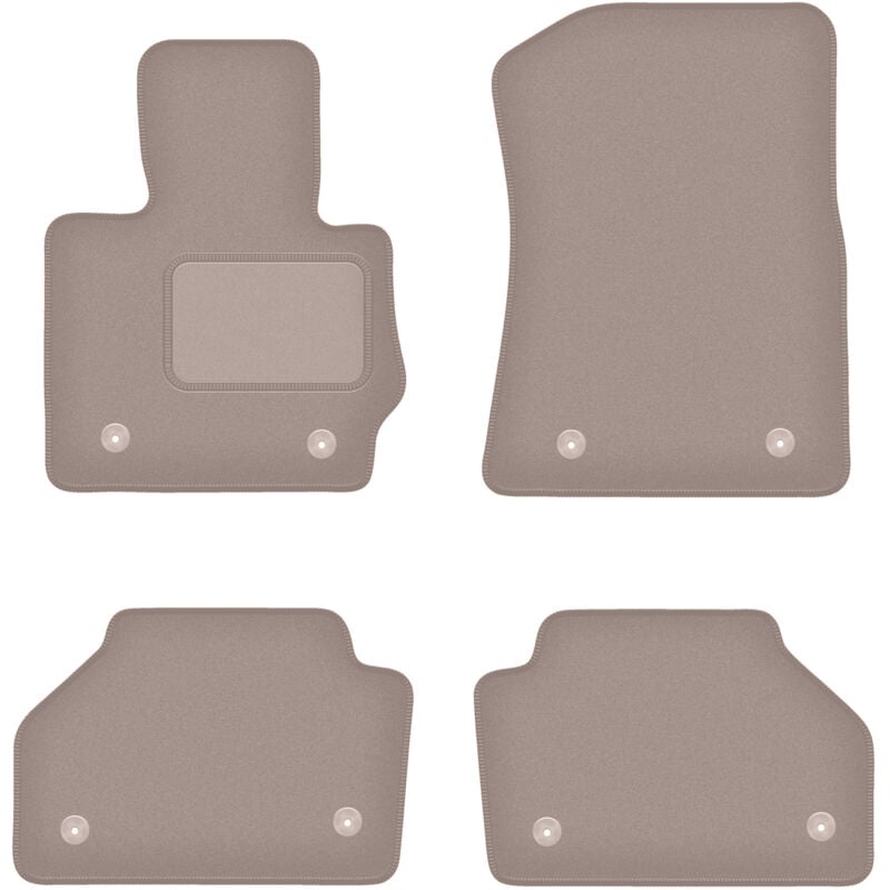Tapis de sol en velours beige pour : BMW X3 F25 SUV (2010-2017)