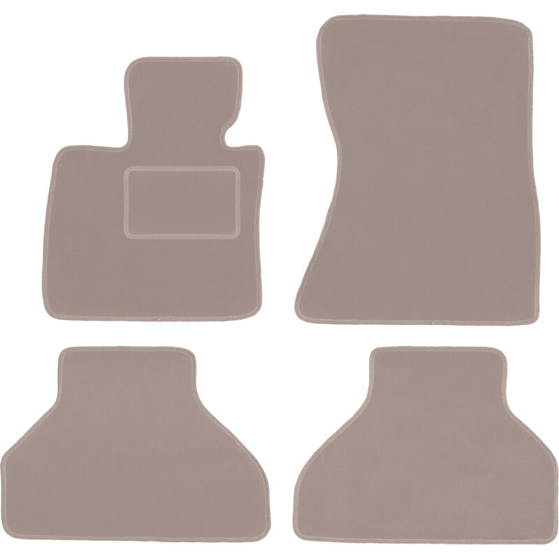 Tapis de sol en velours beige pour : BMW X5 E70 SUV (2006-2013)