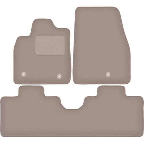 Tapis de sol en velours beige pour : Ford Mustang Mach-e 0 (2020-)