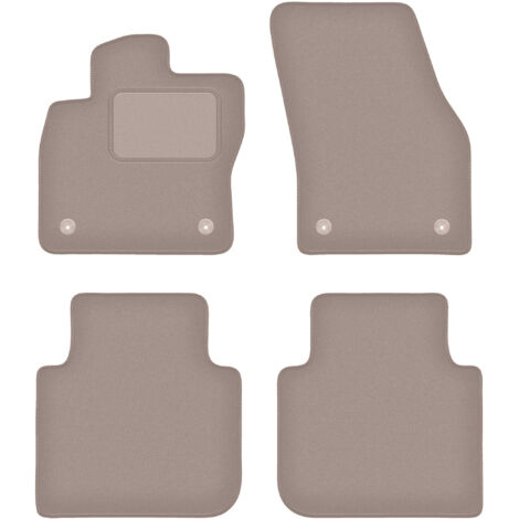 Tapis de sol en velours beige pour Volkswagen Tiguan Allspace (2017-)