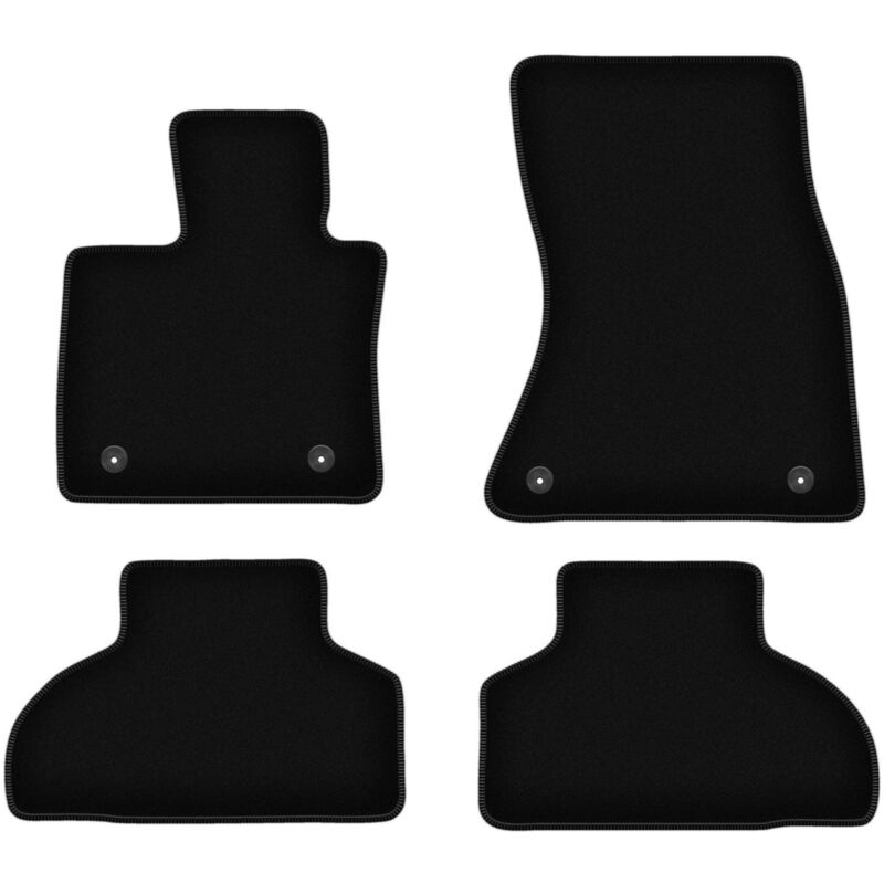 Tapis de sol en velours noir BASIC pour : BMW X5 F15 SUV (2013-)