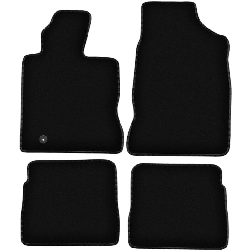 Tapis de sol en velours noir BASIC pour Chrysler PT Cruiser cabriolet, hayon (2000-2010)