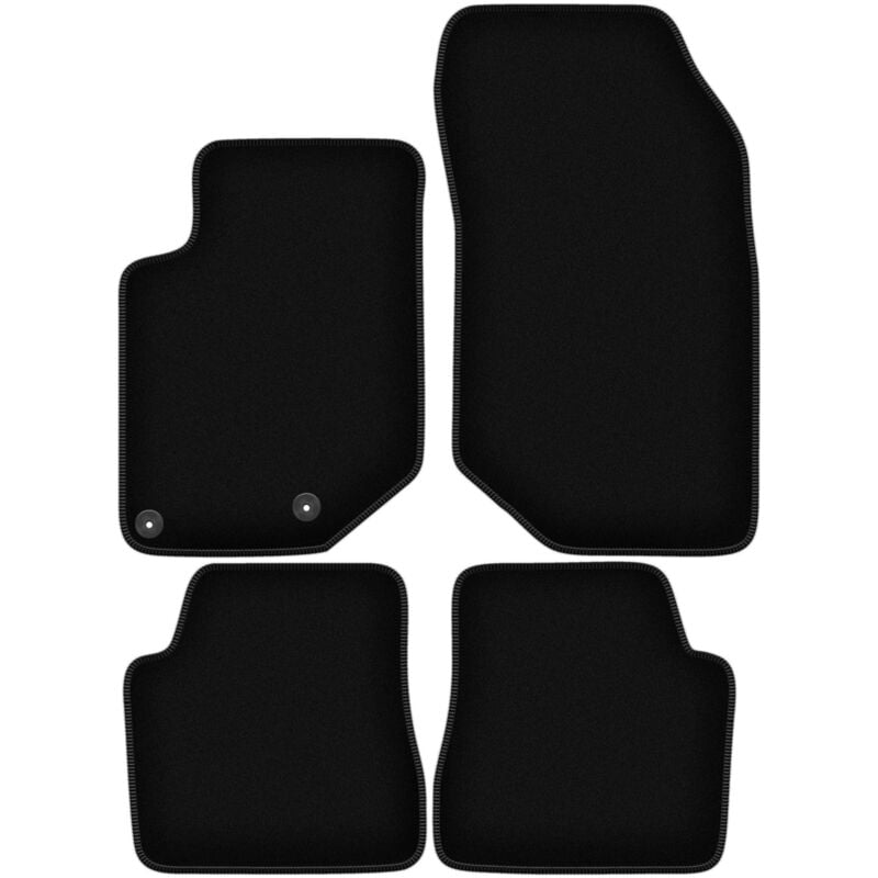 Tapis de sol en velours noir BASIC pour Citroën C4 III à hayon (2020-)