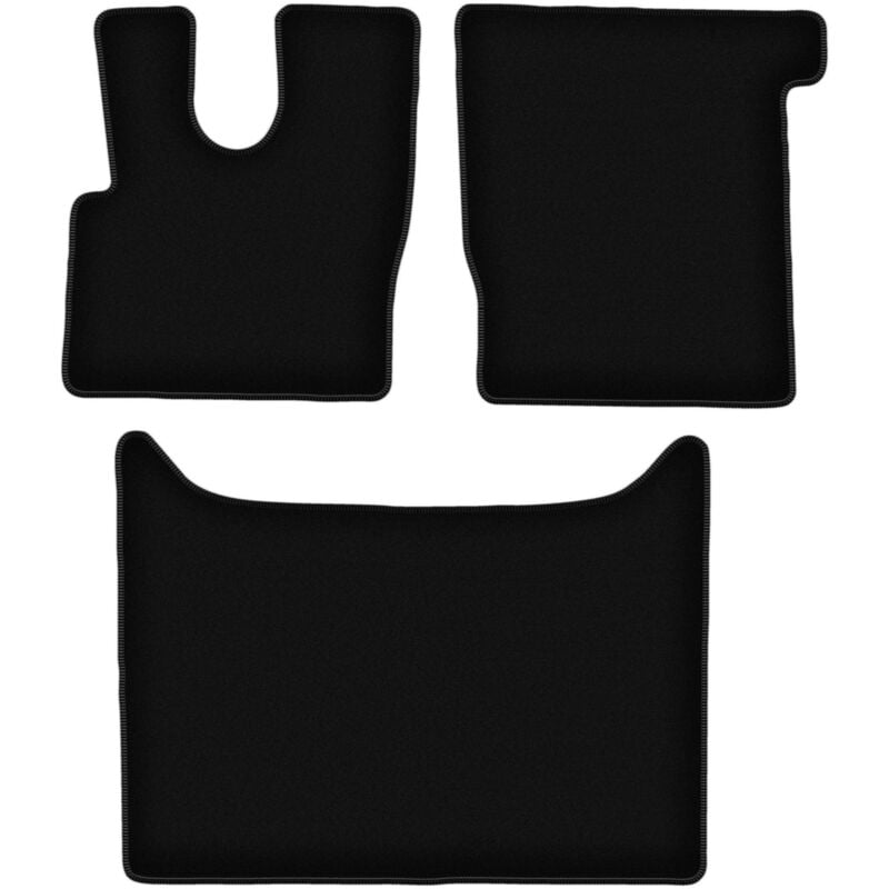 Tapis de sol en velours noir BASIC pour Daf XF 106 Automatique (2017)