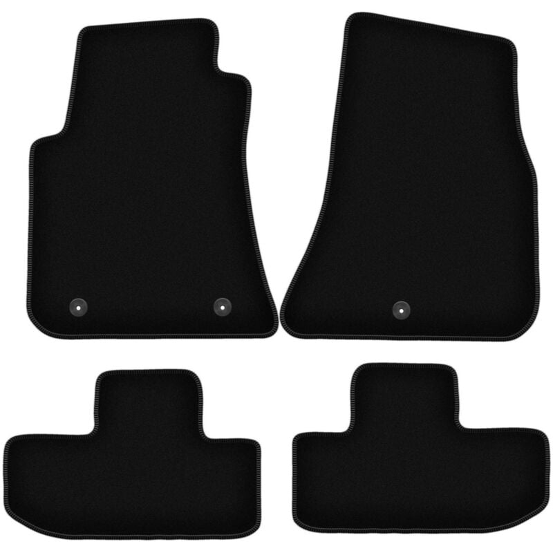 Tapis de sol en velours noir BASIC pour : Dodge Challenger III coupé (2008-)