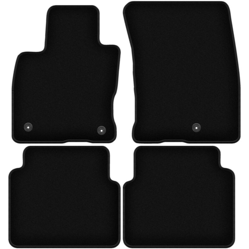 Tapis de sol en velours noir BASIC pour : Ford Kuga MK3 SUV (2019-)