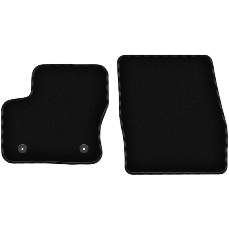 Tapis de sol en velours noir BASIC pour fourgon Ford Transit Connect (2013-2017)
