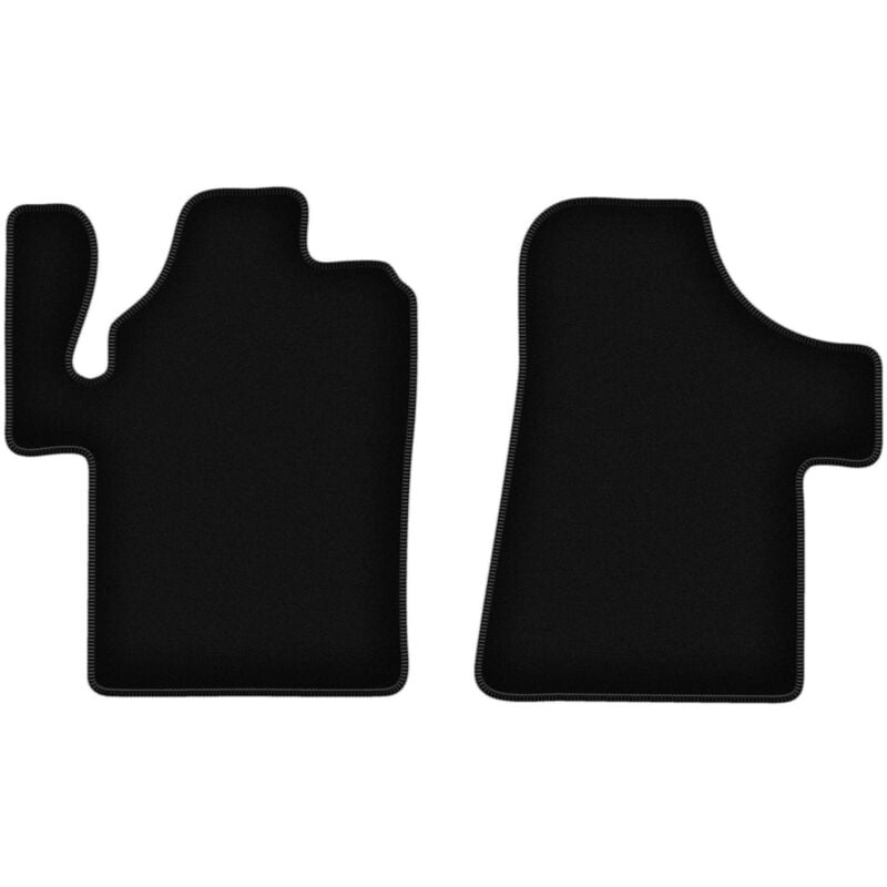 Tapis de sol en velours noir BASIC pour fourgon Mercedes Vito II W639 (2003-2014)