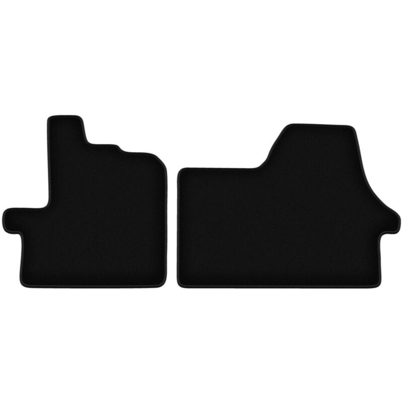 Tapis de sol en velours noir BASIC pour fourgonnette Citroën Jumper II (2006-2014)