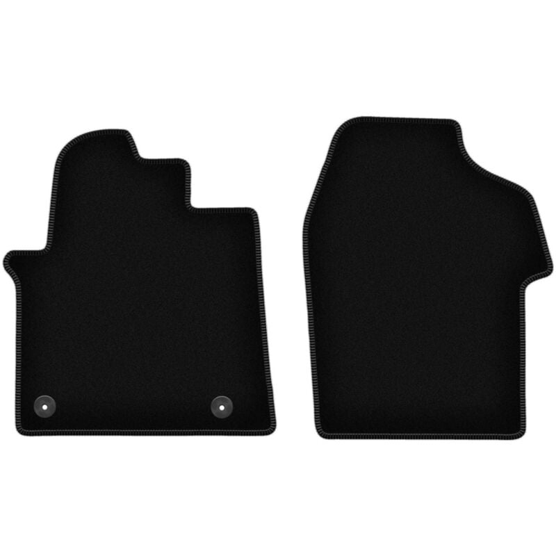 Tapis de sol en velours noir BASIC pour fourgonnette Citroën Jumpy III (2018-)