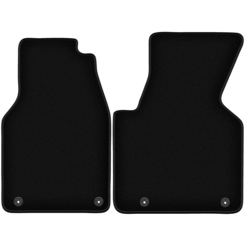 Tapis de sol en velours noir BASIC pour fourgonnette Volkswagen Transporter T4 Multivan (1993-2001)