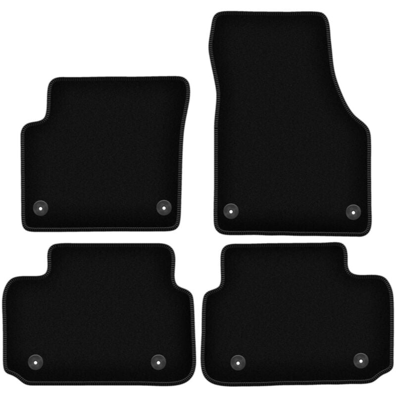 Tapis de sol en velours noir BASIC pour : Land Rover Discovery Sport SUV (2014-)