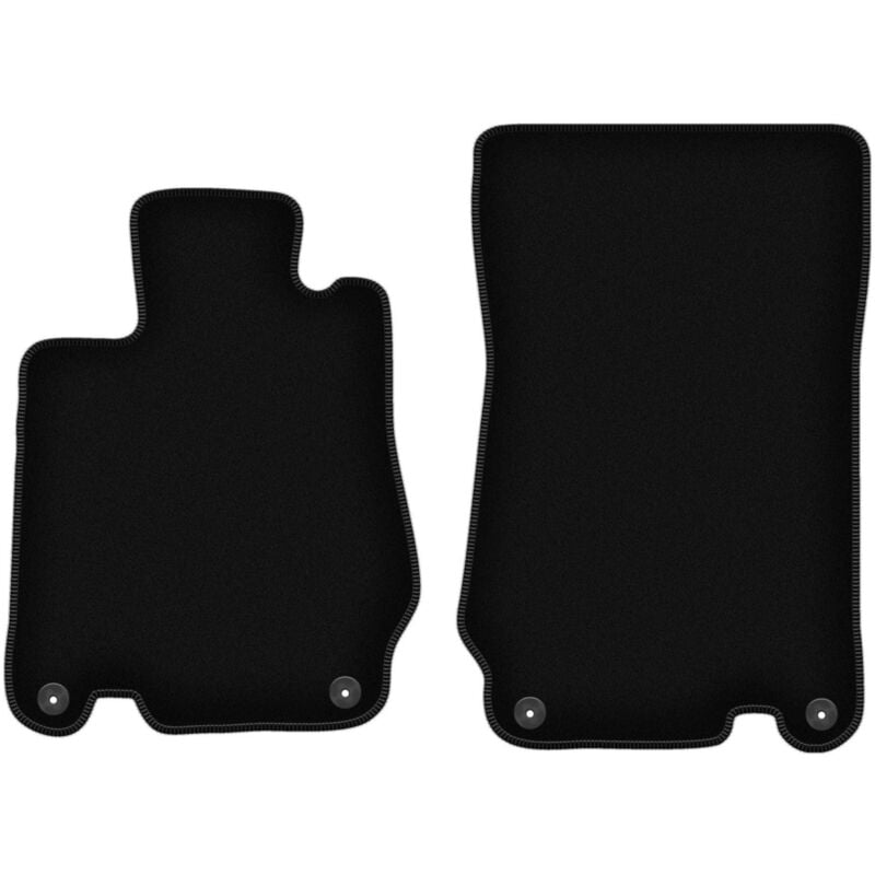 Tapis de sol en velours noir BASIC pour Mercedes SL R230 roadster (2001-2011)