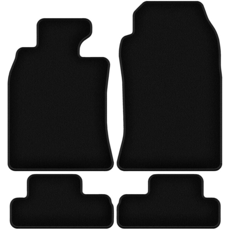 Tapis de sol en velours noir BASIC pour : Mini Cooper R52 Cabrio (2004-2008)