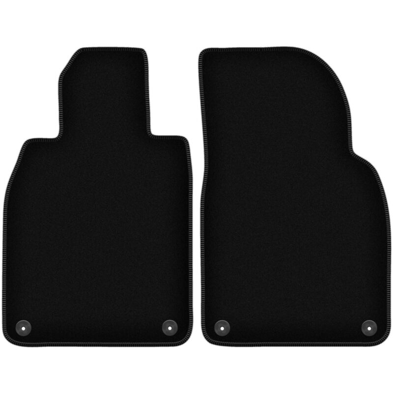 Tapis de sol en velours noir BASIC pour Porsche Cayman 982 roadster (2016-)