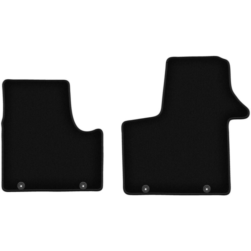 Tapis de sol en velours noir BASIC pour Renault Trafic III fourgon (2014-)