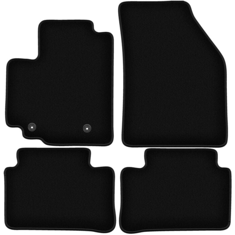 Tapis de sol en velours noir BASIC pour : Suzuki Splash à hayon (2008-2014)