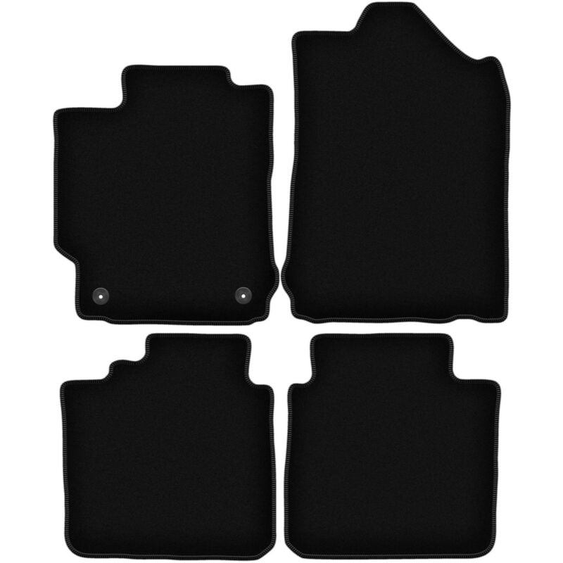 Tapis de sol en velours noir BASIC pour : Toyota Camry VIII XV50 berline (2011-2018)