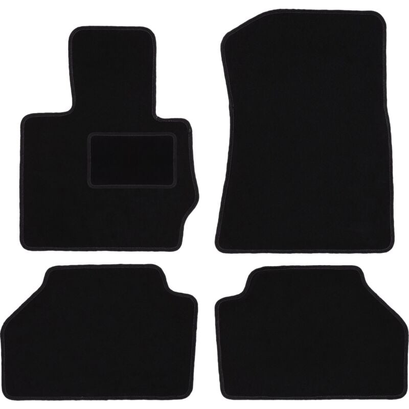 Tapis de sol en velours noir pour : BMW X3 F25 SUV (2010-2017)