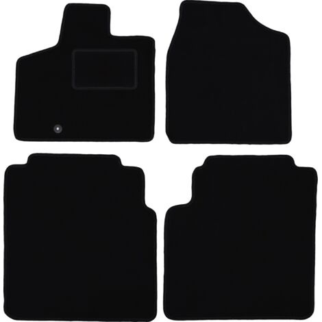 Tapis de sol en velours noir pour : Dodge Caravan IV (2008-2016)
