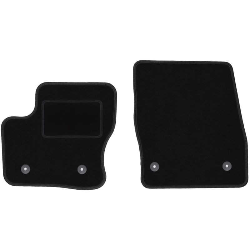 Tapis de sol en velours noir pour fourgonnette Ford Transit Connect FL (2017-)