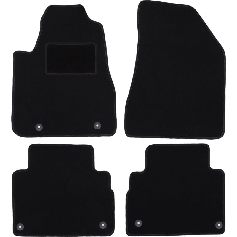 Tapis de sol en velours noir pour : Lexus RX II SUV (2003-2008)