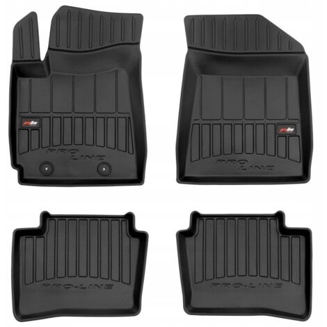 Tapis de sol et de porte en caoutchouc pour Hyundai i10 3 III à partir de 2019 - 3D TROUGH