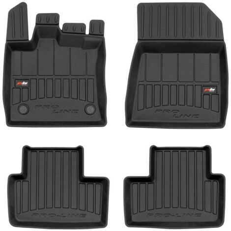 Tapis de sol et tapis de sol en caoutchouc pour Renault Captur 2 à partir de 2019 - 3D TROUGH