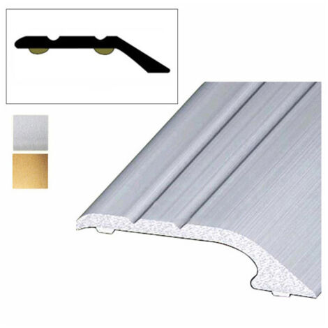 Tapis de sol final adhésif en argent satiné 90 29X 8