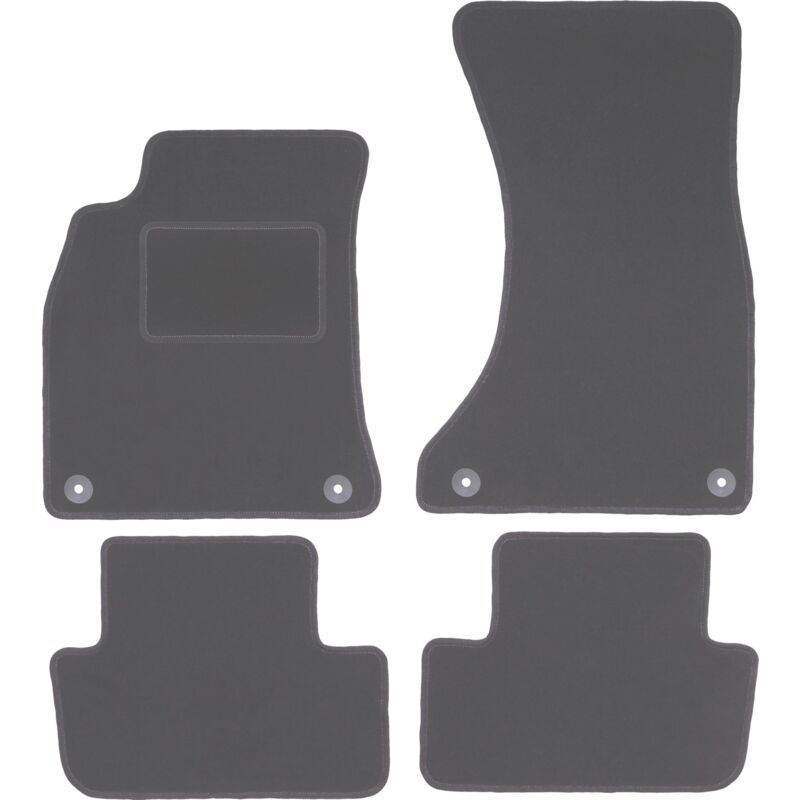 Tapis de sol graphite pour Audi A4 B8 berline, break, avant, allroad (2007-2015)