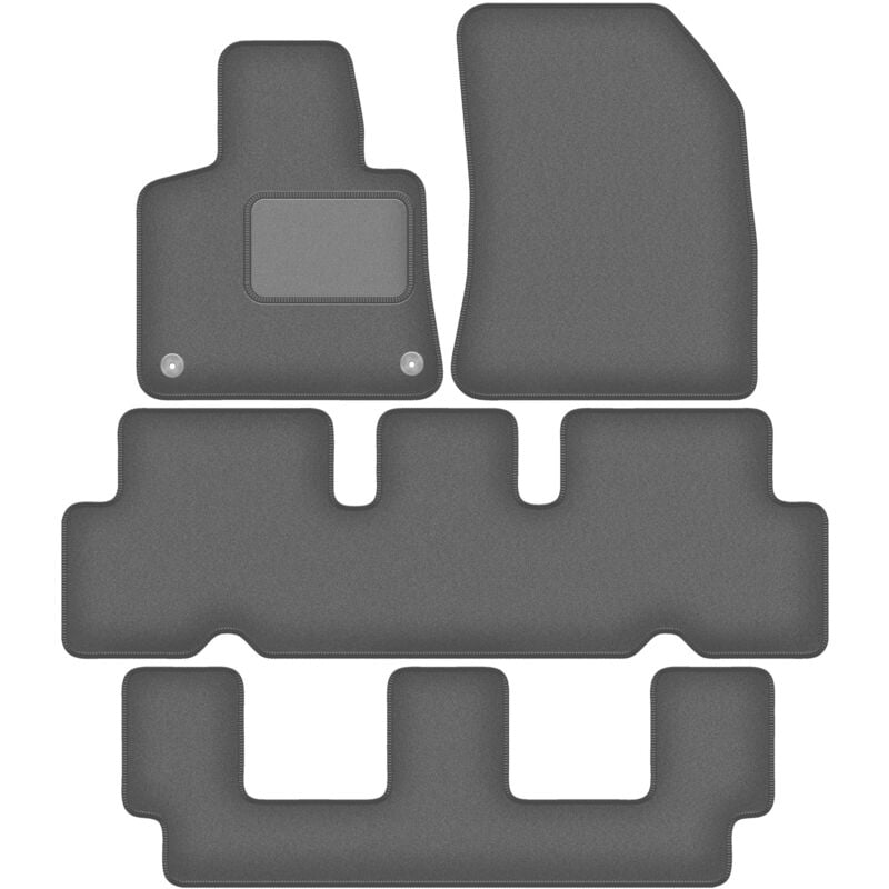 Tapis de sol graphite pour Citroën C4 Grand Spacetourer 7 places (2013-2021)