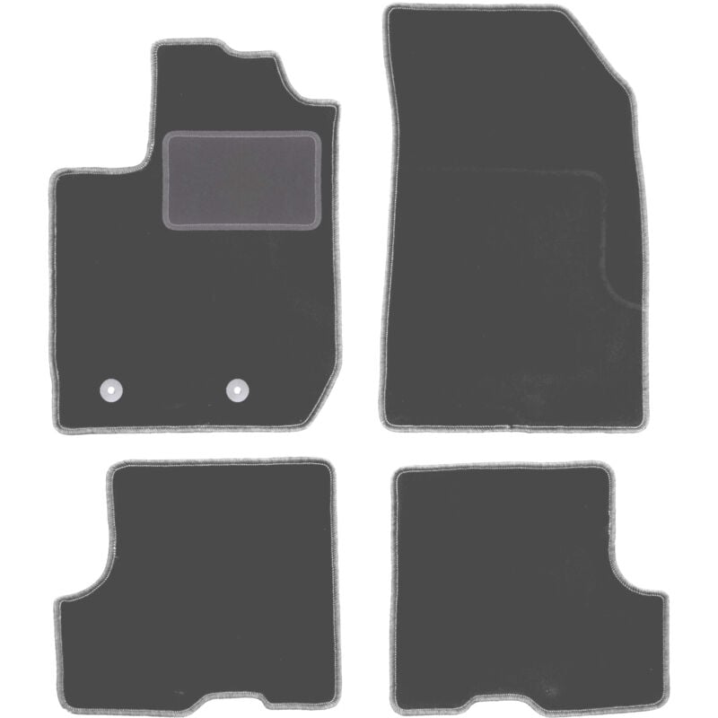 Tapis de sol graphite pour : Dacia Sandero Stepway II FL berline (2018-2021)