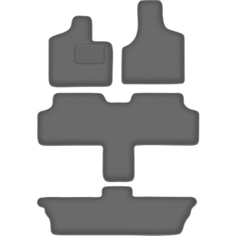 Tapis de sol graphite pour Dodge Caravan / Grand Caravan III 7 places (2001-2007)