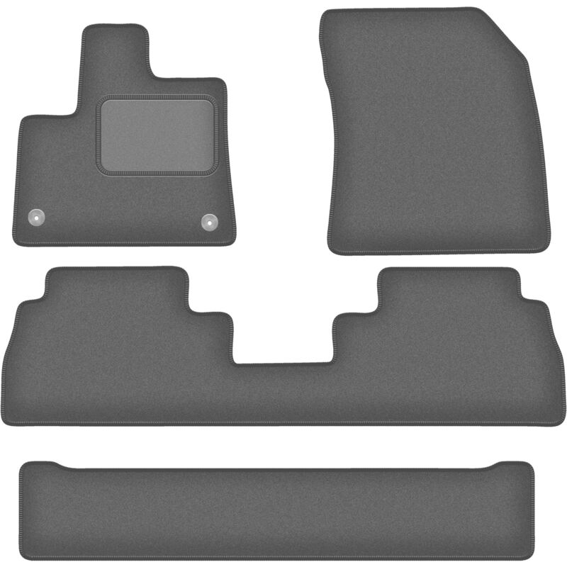 Tapis de sol graphite pour Opel Combo E Life 7 places (2018-)