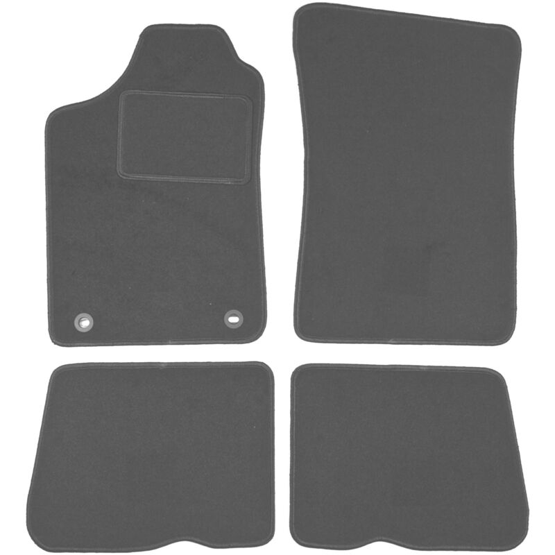 Tapis de sol graphite pour Renault 19 cabriolet, berline, berline, chamade (1988-1996)