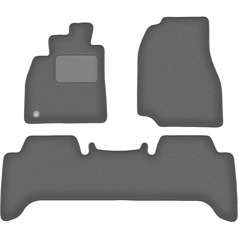 Tapis de sol graphite pour Toyota Land Cruiser J100 tout-terrain (1998-2007)