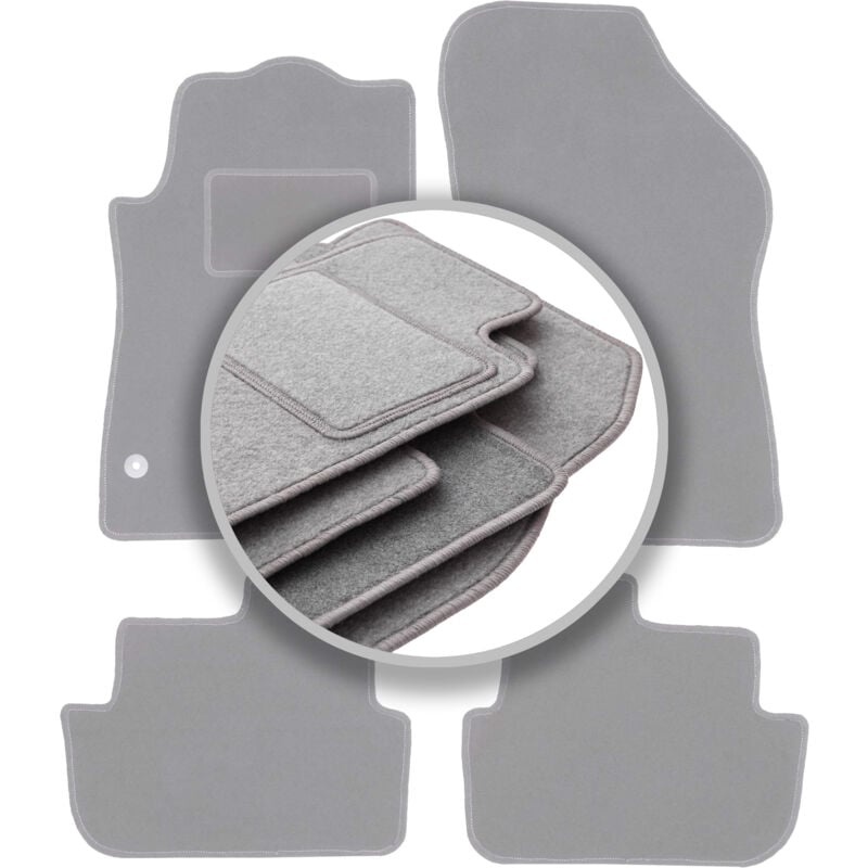 Tapis de sol gris cendré pour Peugeot 308 CC cabriolet (2007-2013)