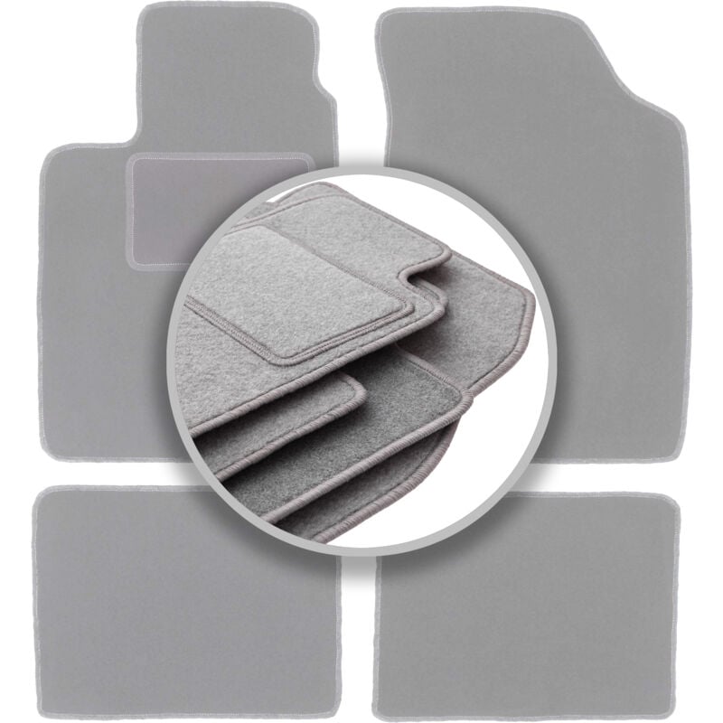 Tapis de sol gris cendré pour Renault Clio II berline (1998-2005)