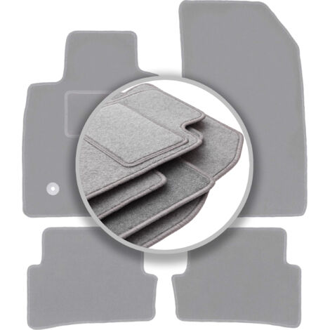 Tapis de sol gris cendré pour Renault Clio III Grandtour, Break, Berline (2005-2012)