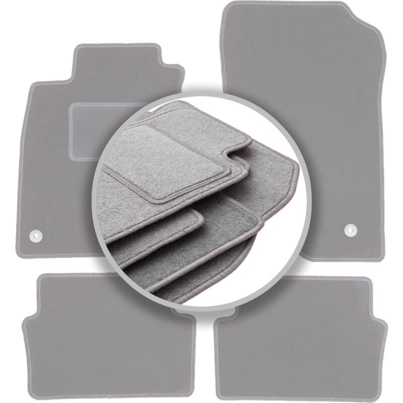 Tapis de sol gris cendré pour Renault Laguna III break (2007-2015)