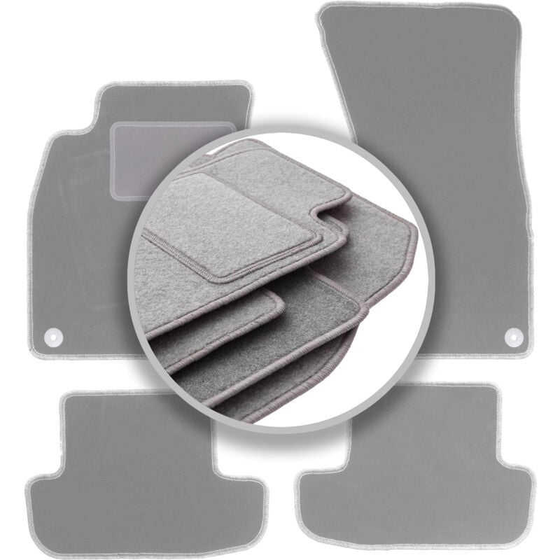 Tapis de sol gris pour Audi A5 8T Coupé (2008-2018)