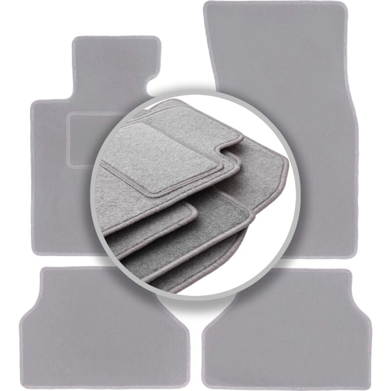 Tapis de sol gris pour BMW Série 5 E61 break, touring (2003-2010)