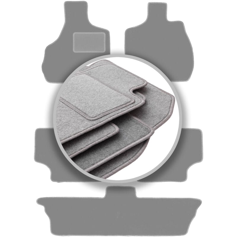 Tapis de sol gris pour Chrysler Voyager IV 7 places (2000-2008)