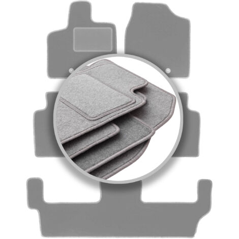 Tapis de sol gris pour Dodge Caravan IV 7 places (2008-2016)