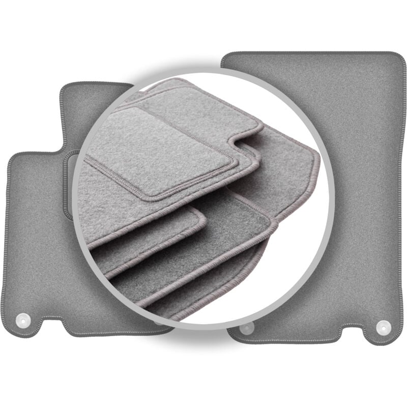 Tapis de sol gris pour Mercedes SL R230 roadster (2001-2011)